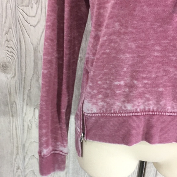 SO Pink Distressed Hoodie Size Small - Picture 4 of 9